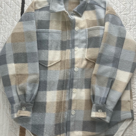 DSG Jackets & Blazers - Dsg blue cream plaid jacket perfect condition